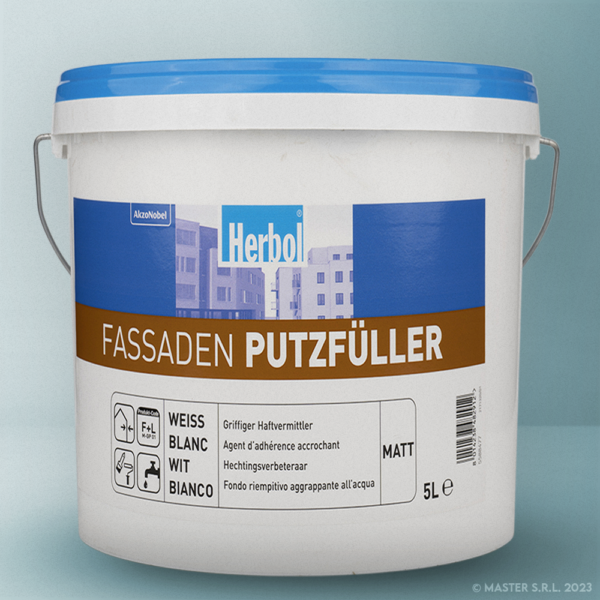 HERBOL FASSADEN PUTZFULLER 0,2 mm Fondo riempitivo aggrappante all'acqua