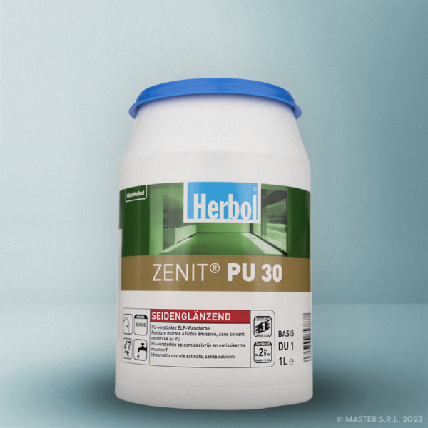 HERBOL ZENIT PU 30 Idrosmalto murale satinato