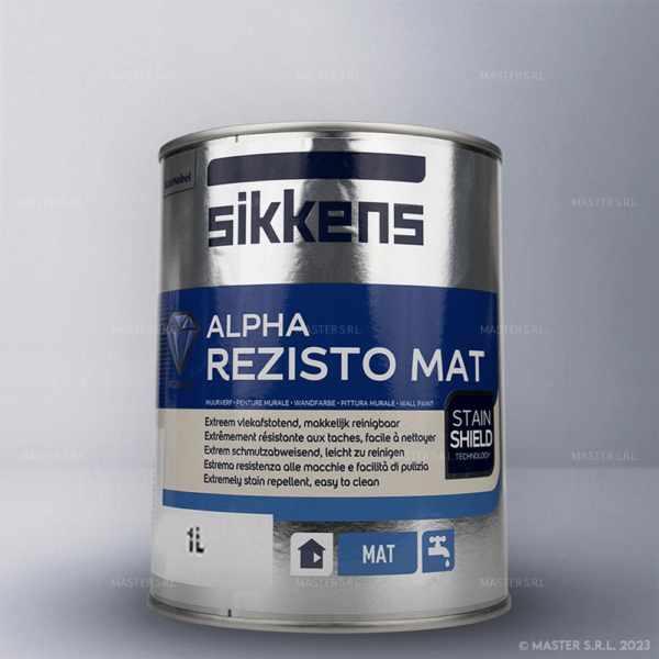 SIKKENS ALPHA REZISTO MAT Idropittura murale lavabile opaca
