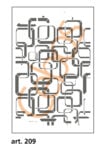 CEBOS Stencil Linea Cebodesign F.TO 60X90 cm